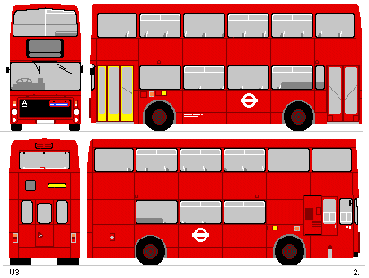 V3 drawing, early livery