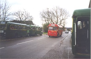 RF486 leaves Dunton Green