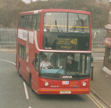 DLA136 on 412 to Purley