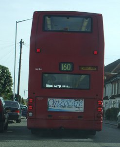 6234 on 160 in Mottingham, October 2008