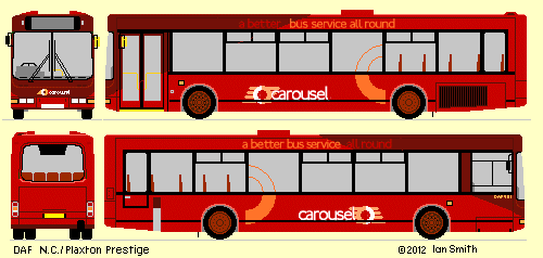 Red Carousel DAF