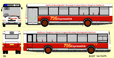 DK1 London Coaches livery