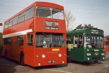 DMS376 at Stoke d'Abernon Station, Oct.1997