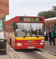 Metrobus Dart 210 arrives at Redhill