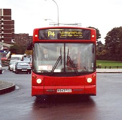 SLD43 arrives at Lewisham Bus Stn.