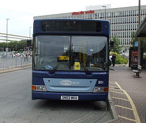 201 at Crawley Bus Stn, Sept.2009