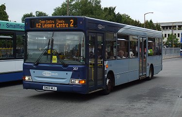 207 at Crawley Bus Stn, Sept.2009