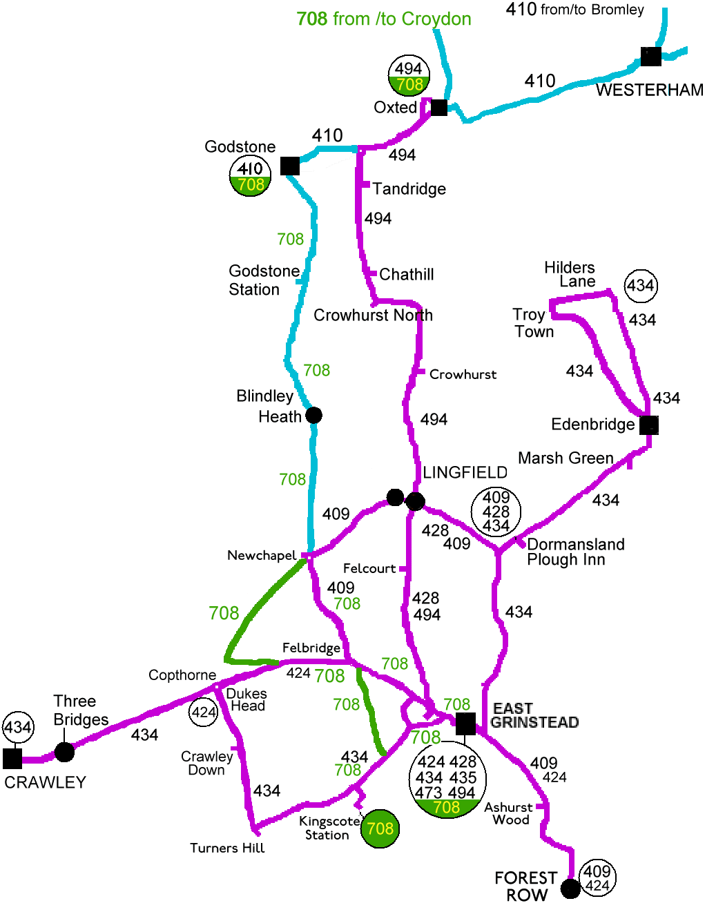 system map.