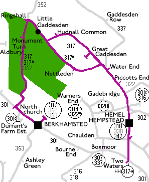 317 route map