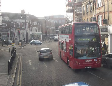 TE685 on 91, Crouch End