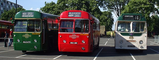 RF679, RF406, SC390 at Gravesend