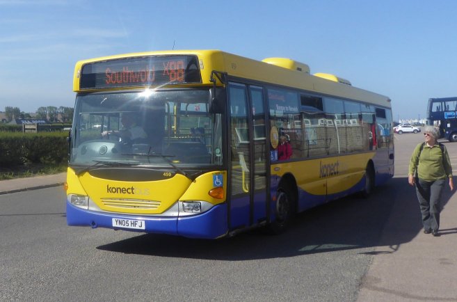 545 with konnectbus at Southwold