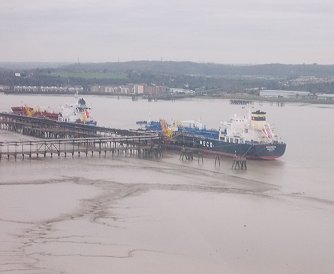 tankers on Thames
