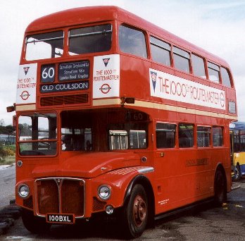 RM1000 at Brooklands for the 1998 Cobham Museum Bus Gathering