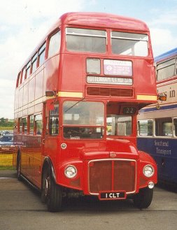 RM1001 at North Weald Airfield in June 1998, and at Duxford for Showbus in 2004.