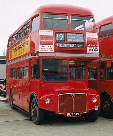 RM349 at a Routemaster Display at Acton, March 2002
