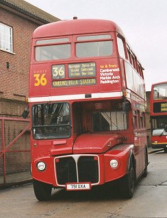 RM436 on 36 at New Cross Garage, January 2005