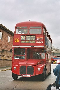 RM478 on 36 at New Cross Garage, January 2005