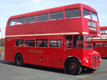 at Cobham Museum Bus Gathering, Wisley Airfield, April 2010