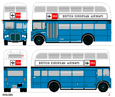 BEA, first livery