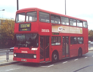 S68 at Canning Town, October 2000