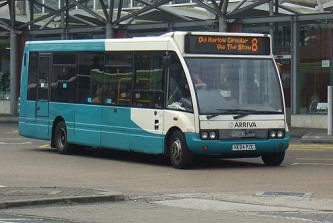 8.8m Solo on the 6 at Harlow Bus Station, April 2011