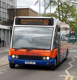 Centrebus 275 on 10 at Stevenage Bus Station, June 2013