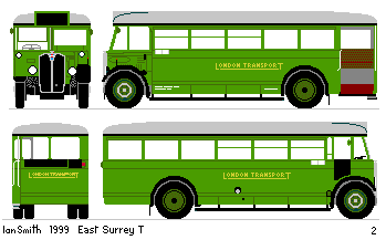 East Surrey bus drawing