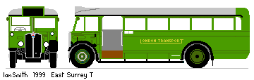 East Surrey bus drawing