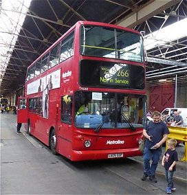 TA648 in Holloway garage on Open Day, Sept 2018