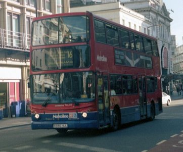 TAL 120 on 16 to Cricklewood, leaving Victoria, October 2006