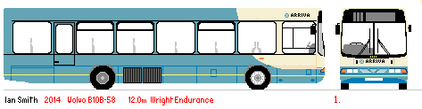B6LE sketch: Arriva livery