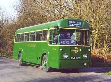 Preserved RF679 at Limpsfield Chart, March 2000.
